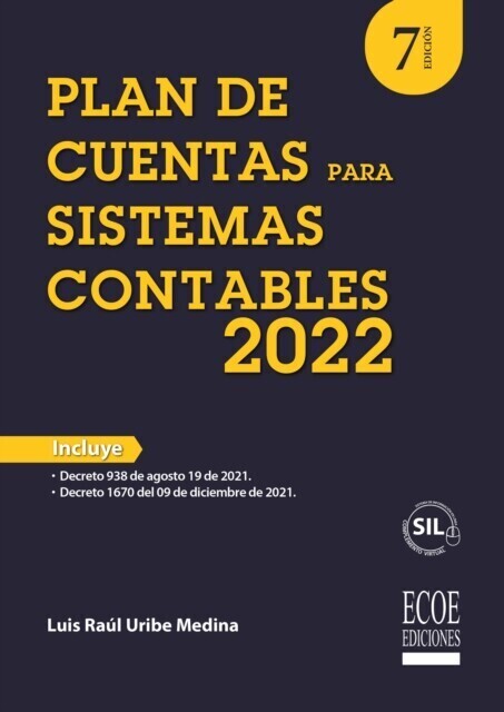 Plan de cuentas para sistemas contables 2022 main product photo
