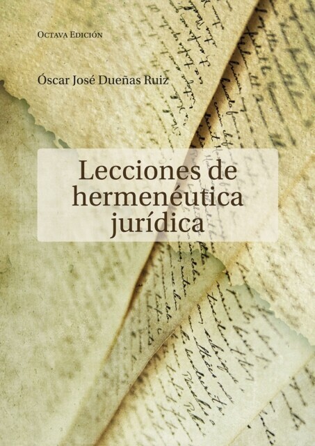 Lecciones de hermenéutica jurídica main product photo