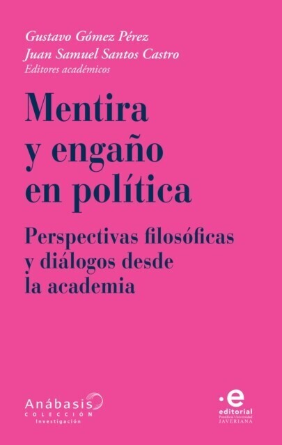 Mentira y engaño en política main product photo