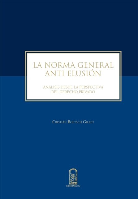 La norma general anti elusión main product photo