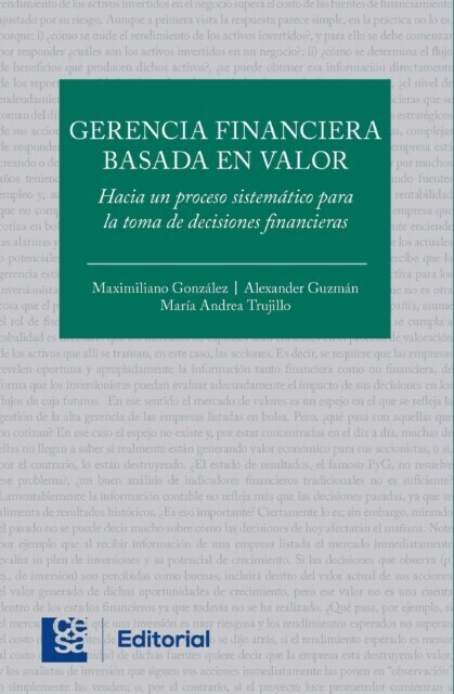 Gerencia financiera basada en valor main product photo