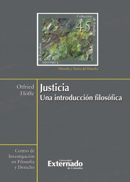 Justicia una introducción filosófica main product photo