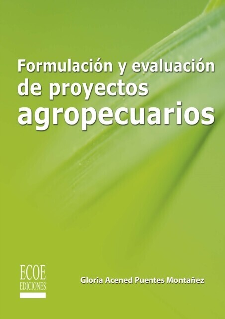 Formulación y evaluación de proyectos agropecuarios main product photo