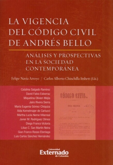 La vigencia del Código Civil de Andrés Bello main product photo