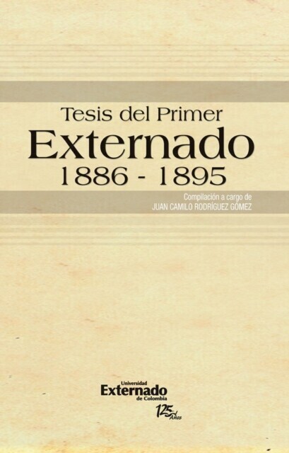 Tesis del primer externado. 1886-1895 main product photo