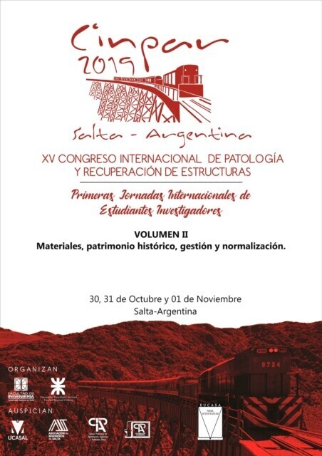 15° Congreso Internacional de Patología y Recuperación de Estructuras (Artículos completos) main product photo
