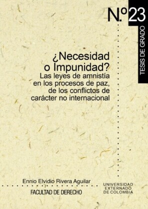 ¿Necesidad o impunidad? Las leyes de amnistía en los procesos de paz, de los conflictos de carácter no internacional Estudio El Salvador-Colombia