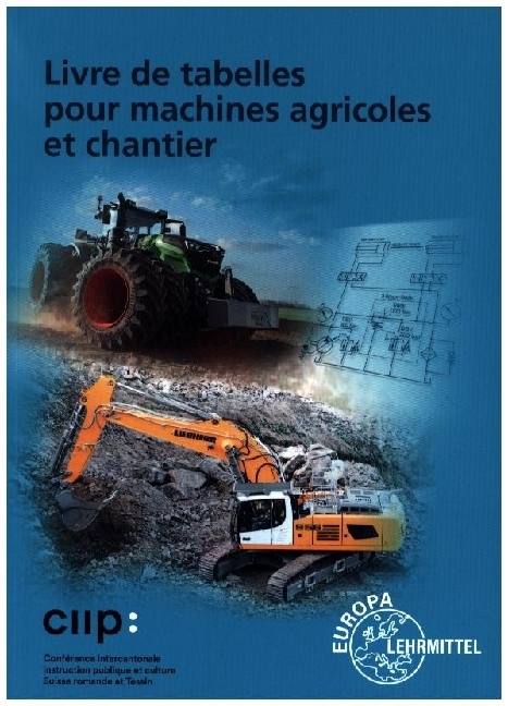 Livre de tabelles pour machines agricoles et chantier main product photo