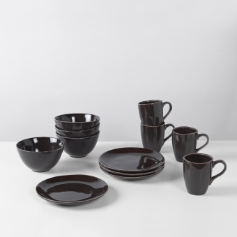 Broste copenhagen Nordic Coal Breakfast Set for Four