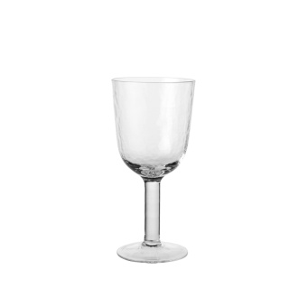 Broste copenhagen Hammered Red Wine Glass