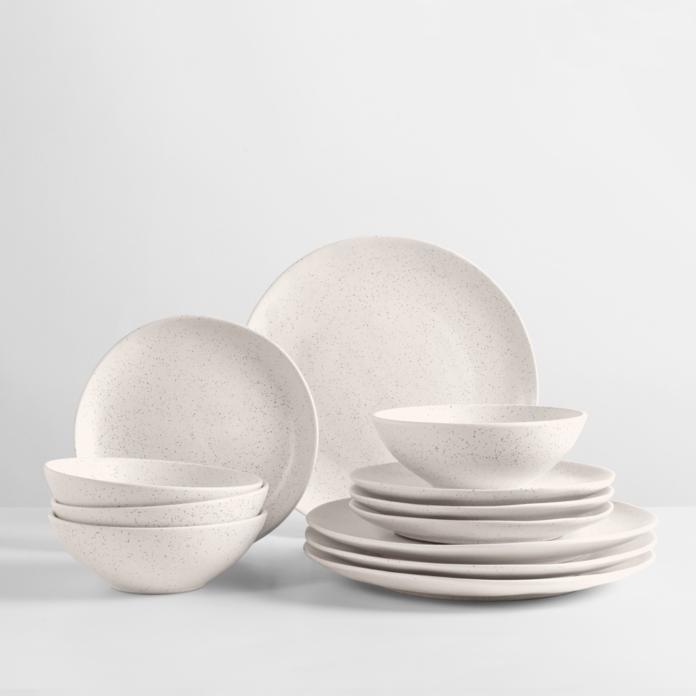 Broste copenhagen Nordic Vanilla Dinner Set for Four main product photo