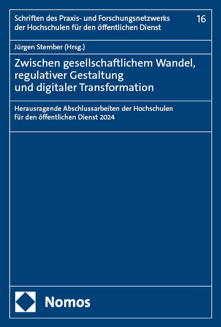 Zwischen gesellschaftlichem Wandel, regulativer Gestaltung und digitaler Transformation main product photo