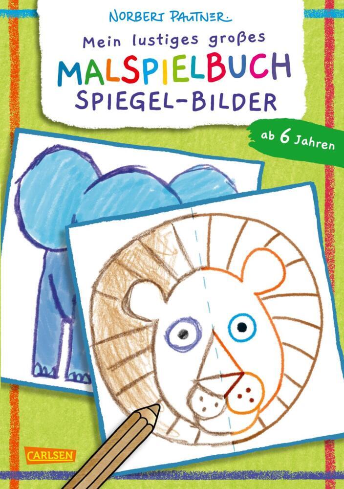 Mein lustiges großes Malspielbuch: Spiegel-Bilder (ab 6 Jahren) main product photo