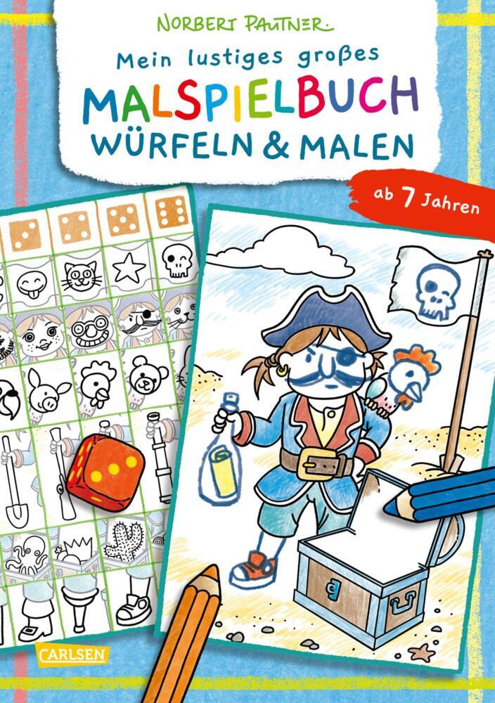 Mein lustiges großes Malspielbuch: Würfeln & Malen (ab 7 Jahren) main product photo