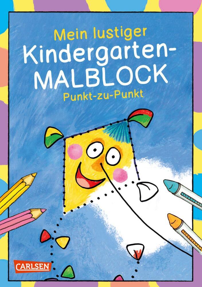 Mein lustiger Kindergarten-Malblock Punkt-zu-Punkt main product photo
