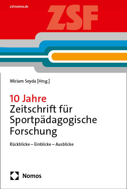 10 Jahre Zeitschrift für Sportpädagogische Forschung main product photo