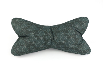 Leseknochen - Sashiko-Muster schwarzgrün