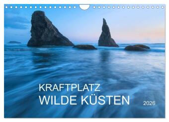 Kraftplatz Wilde Küsten (Wandkalender 2026 DIN A4 quer), CALV...