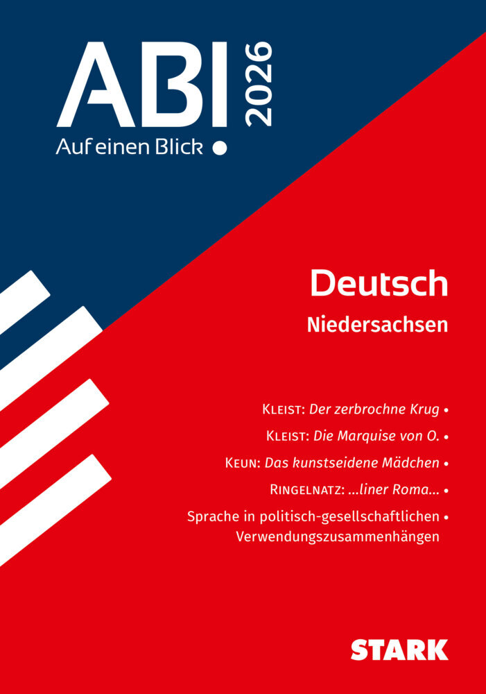 STARK Deutsch - Abi - Auf einen Blick! 2026 Niedersachsen main product photo
