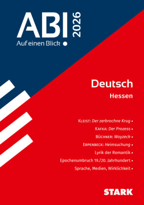 STARK Deutsch - Abi - Auf einen Blick! 2026 Hessen
