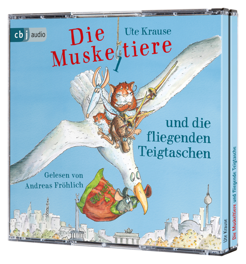 Die Muskeltiere und die Fliegenden Teigtaschen, 3 Audio-CD main product photo