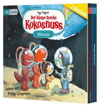 Der kleine Drache Kokosnuss - Abenteuer & Wissen - Weltraum, 2 Audio-CD