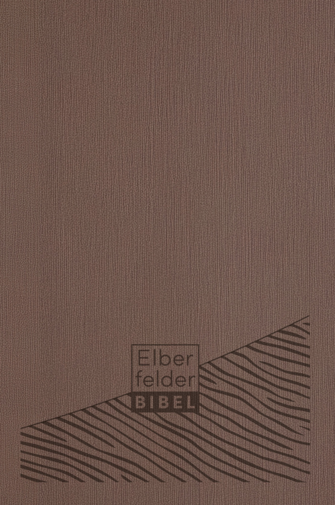 Elberfelder Bibel - Standardausgabe, Kunstleder braun main product photo