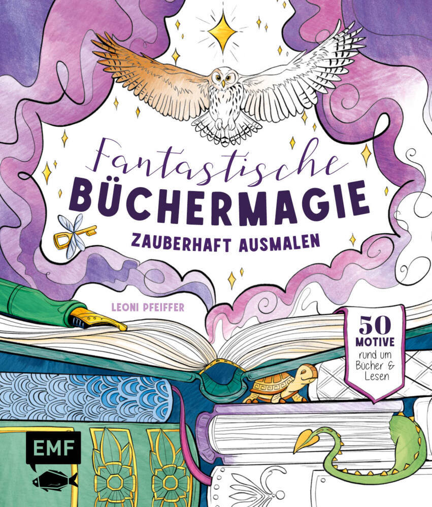 Fantastische Büchermagie - Zauberhafte Lesewelten zum Ausmalen main product photo
