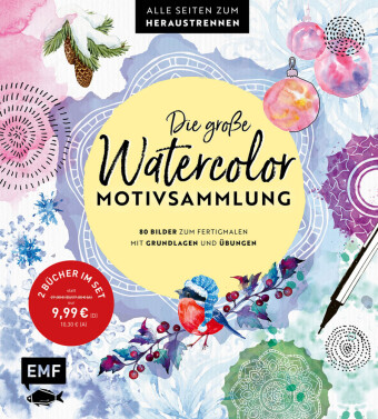 Die große Watercolor-Motivsammlung - 80 Bilder zum Fertigmalen