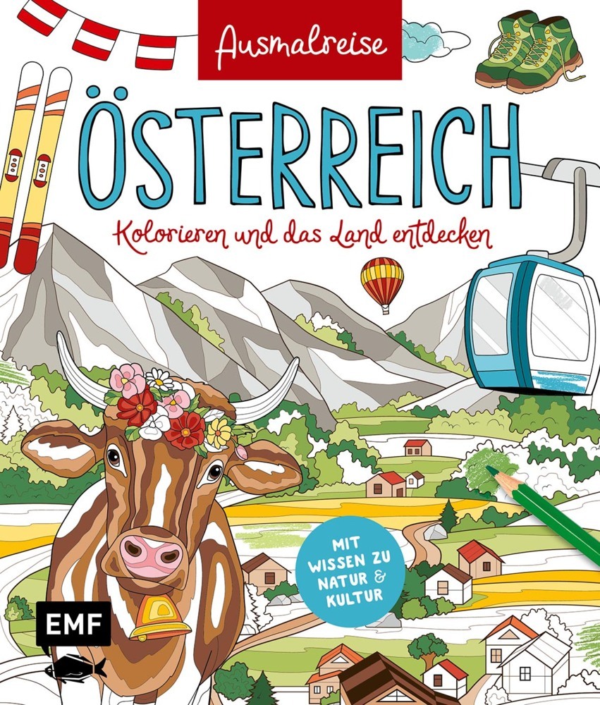 Ausmalreise Österreich main product photo