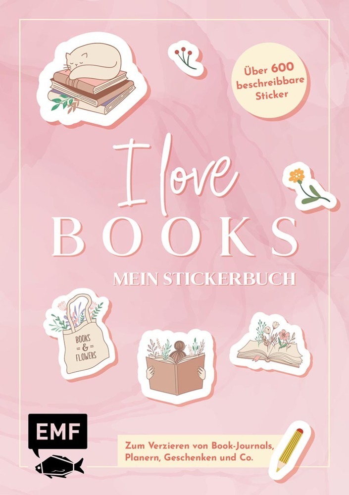 I love books - Mein Stickerbuch: Für alle #booklover main product photo