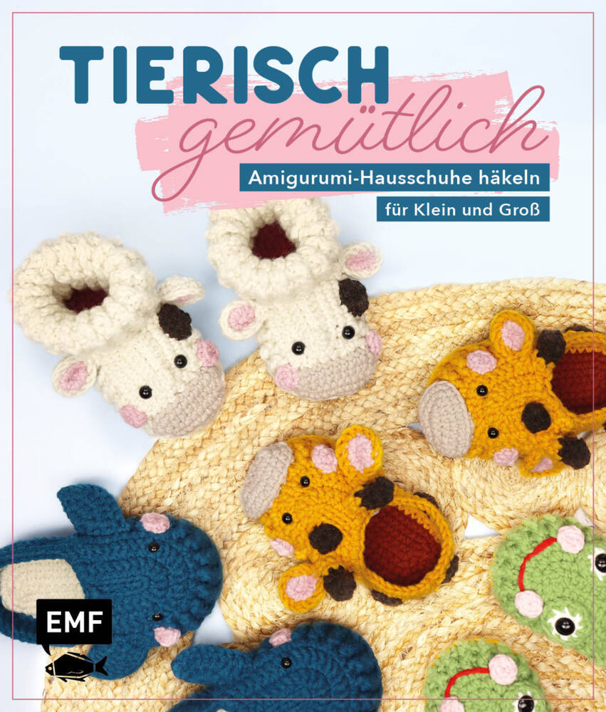 Tierisch gemütlich - Amigurumi-Hausschuhe häkeln für Klein und Groß main product photo