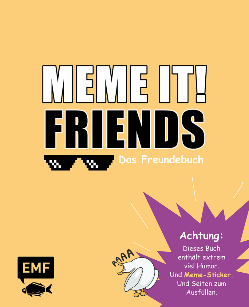 Meme it! - Friends - Das Eintragalbum für deine Freund*innen | Party-Gästebuch | Freundebuch für Erwachsene main product photo