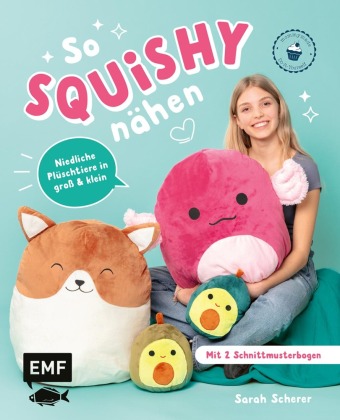 So squishy nähen: Niedliche Plüschtiere in groß und klein für Squishmallow-Fans mit @mommymade