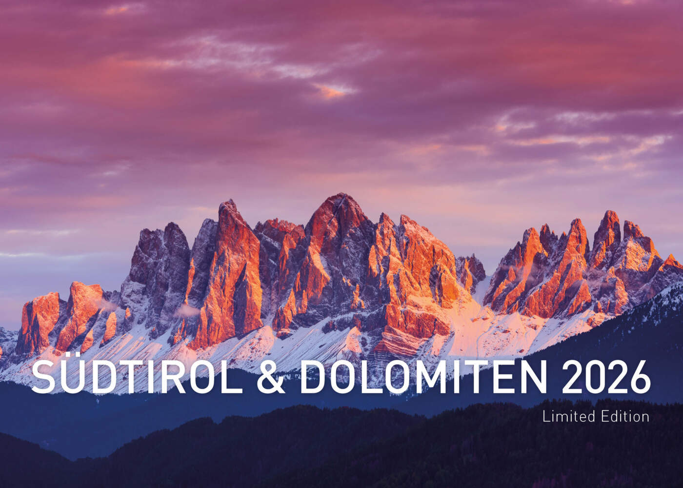 Südtirol und Dolomiten Exklusivkalender 2026 main product photo