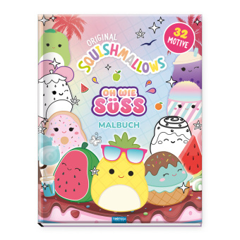 TRÖTSCH - Malbuch Original Squishmallows Oh wie süss Malbuch| Ab 3 Jahren