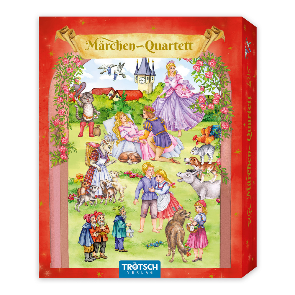 TRÖTSCH - Quartett Spiel Kartenspiel Märchen | Ab 3 Jahren main product photo