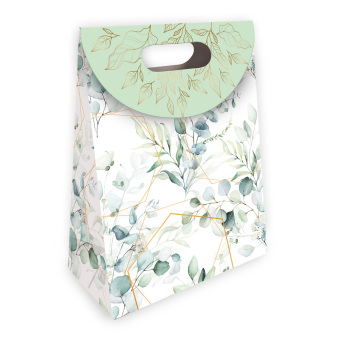 TRÖTSCH - Geschenktasche mit Verschluss medium Gardendream
