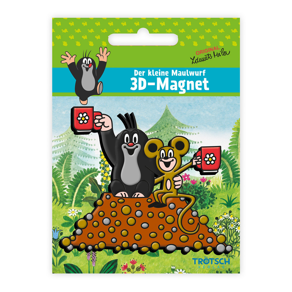 TRÖTSCH - Der kleine Maulwurf 3D-Magnet Teestunde Magnet main product photo