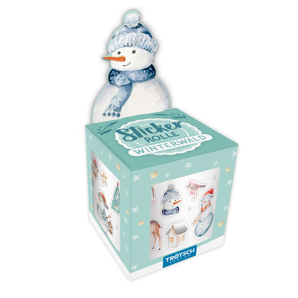 TRÖTSCH - Stickerrolle Winterwald | Ab 3 Jahren main product photo