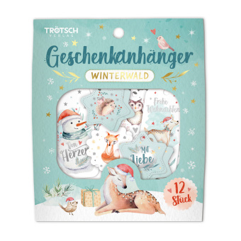 TRÖTSCH - Geschenkanhänger Winterwald Weihnachten