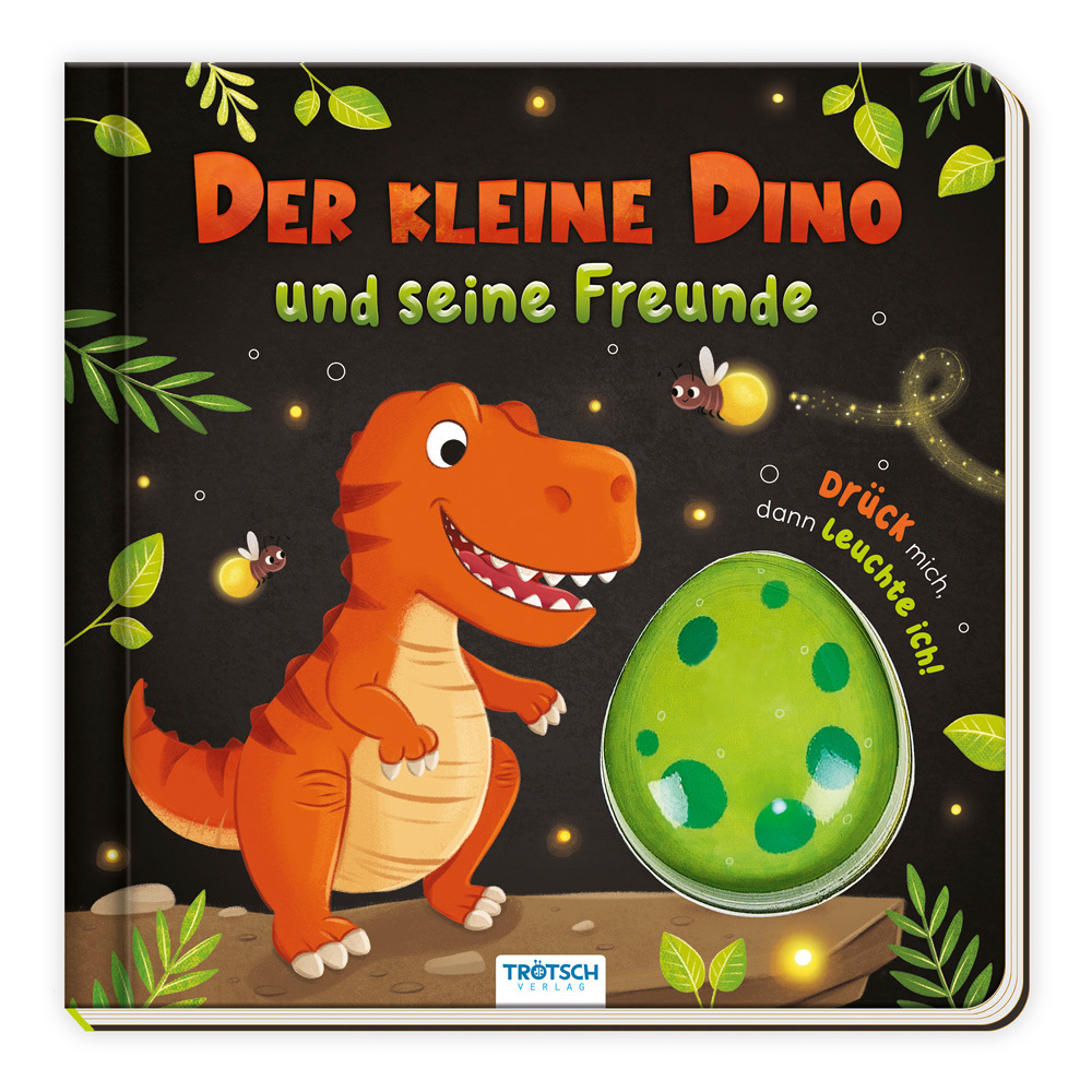 TRÖTSCH - Pappenbuch Leuchtbuch Der kleine Dino und seine Freunde| Ab 2 Jahren main product photo