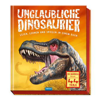 TRÖTSCH - Box 3D-Steckset Unglaubliche Dinosaurier| Ab 8 Jahren