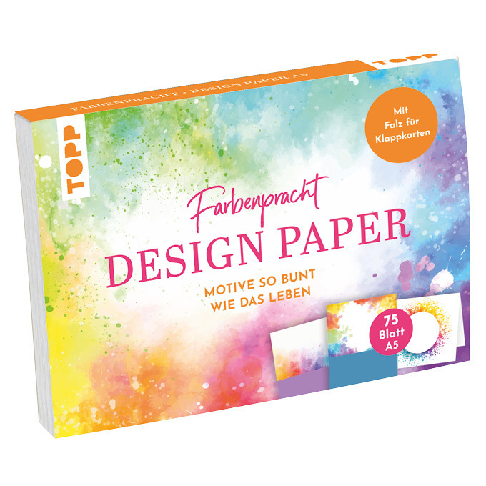 Design Paper Farbenpracht A5 main product photo