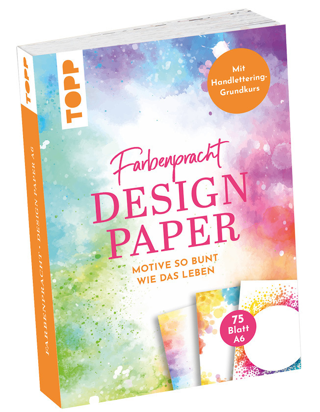 Design Paper Farbenpracht A6 main product photo