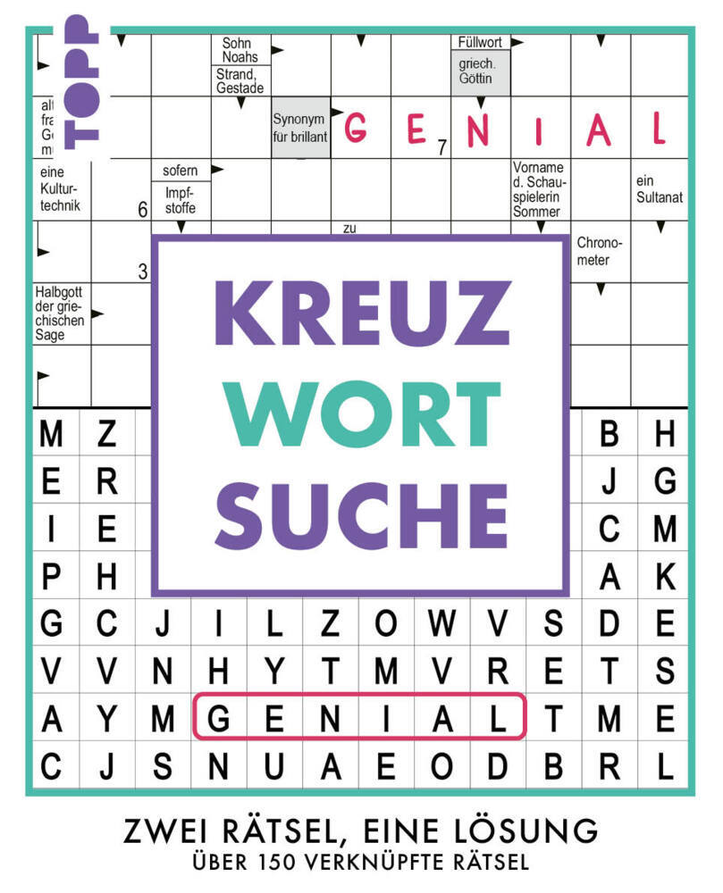 Kreuzwortsuche - 160 verknüpfte Rätsel: Zwei Rätsel, eine Antwort main product photo
