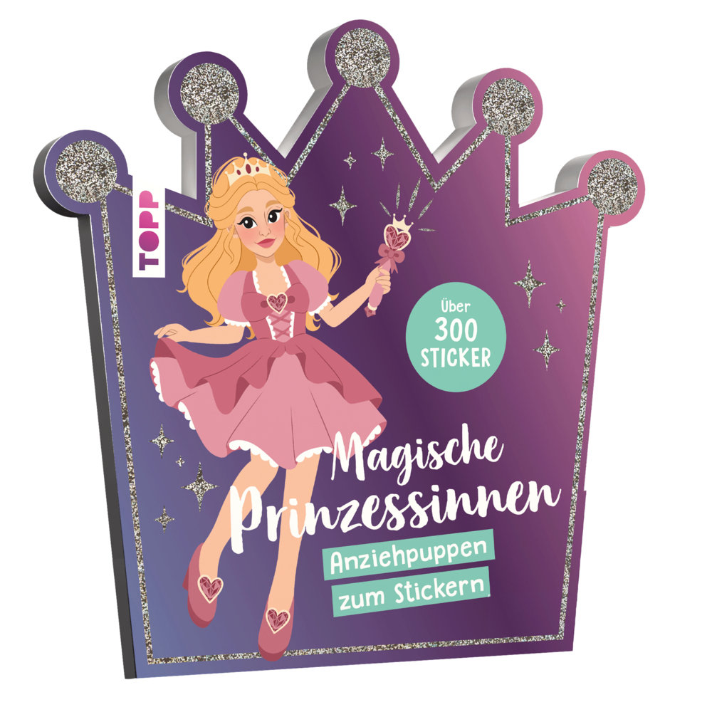 Stickerbuch: Anziehpuppen zum Stickern. Magische Prinzessinnen main product photo
