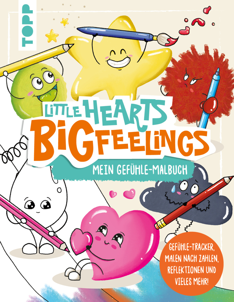 Little Hearts - Big Feelings - Mein Gefühle-Malbuch main product photo