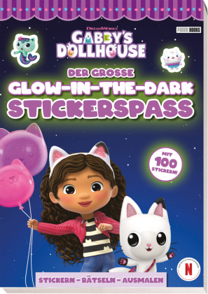 Gabby's Dollhouse: Der große Glow-in-the-Dark-Stickerspaß