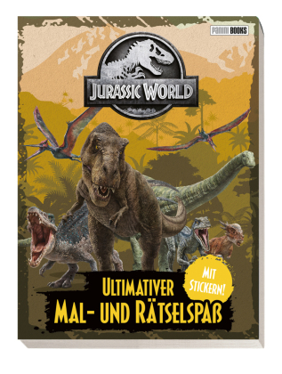 Jurassic World: Ultimativer Mal- und Stickerspaß
